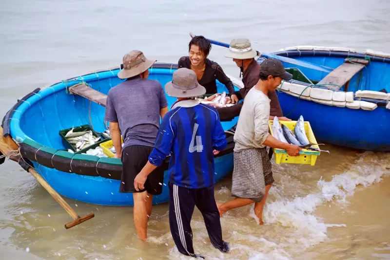 Chợ Lưới hải sản tươi sống đánh bắt trong ngày