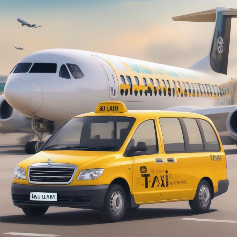 Dịch vụ taxi Bàu Lâm đón khách tại sân bay